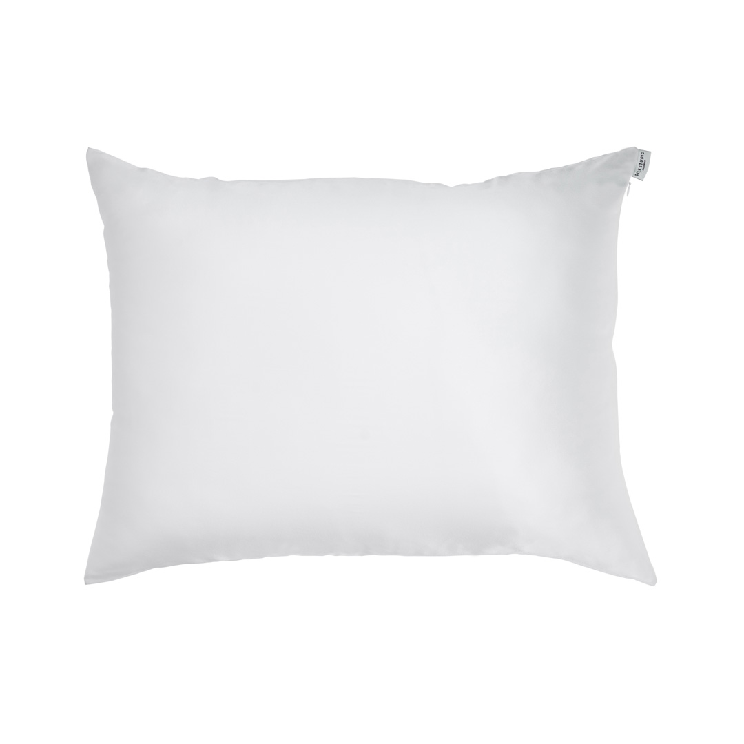 White Silk Pillowcase Silk Studio Amsterdam