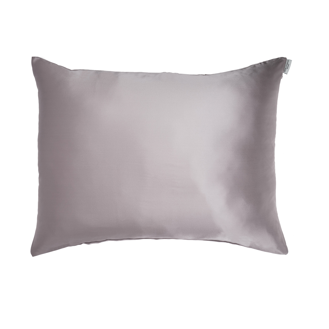 Grey Silk Pillowcase Silk Studio Amsterdam